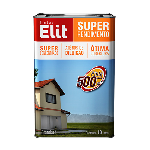 Tinta Super Rendimento Elit M L Branco Outlet Das Tintas